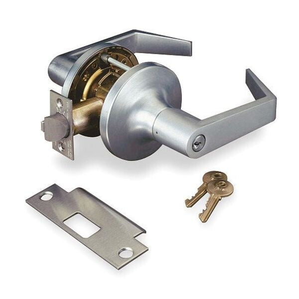 Lever Lockset, Mechanical, Entrance