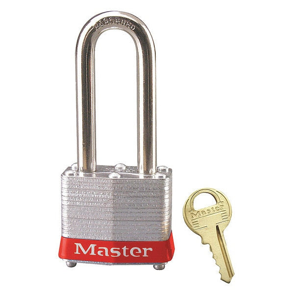 Lockout Padlock, KA, Red, 1-1/4