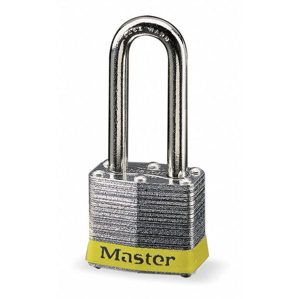 Lockout Padlock, KD, Yellow, 1-1/4