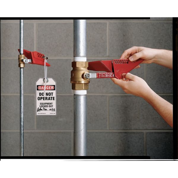 Ball Valve Lockout, Fits Sz 1/4 to 1 In