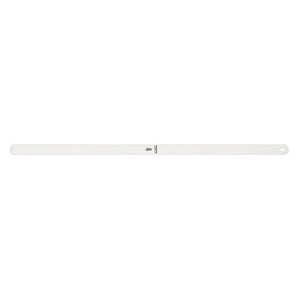 Thickness Gage, 0.009 In, 1/2 x 12 In