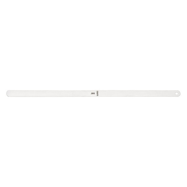 Thickness Gage, 0.010 In, 1/2 x 12 In