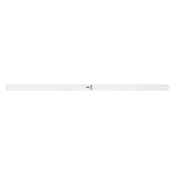 Thickness Gage, 0.002 In, 1/2 x 12 In