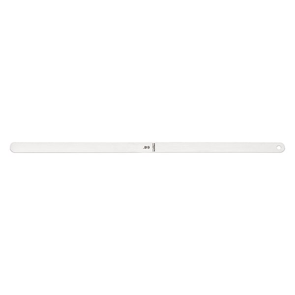 Thickness Gage, 0.019 In, 1/2 x 12 In