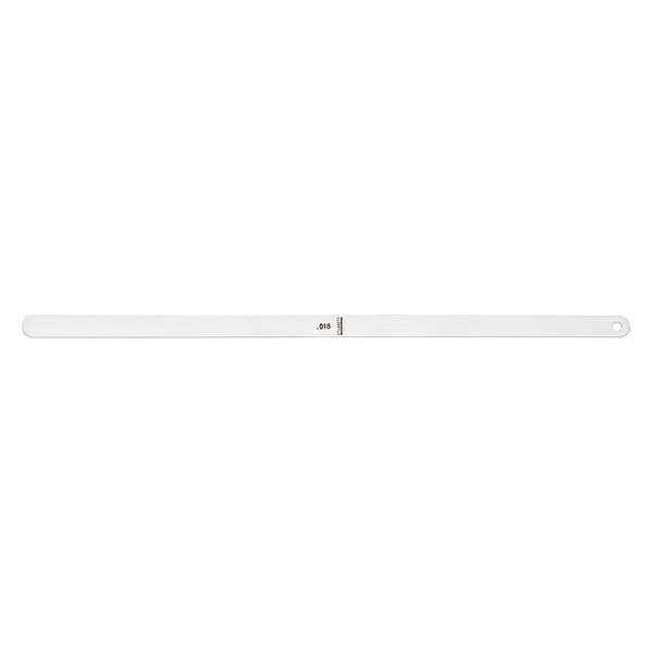 Thickness Gage, 0.018 In, 1/2 x 12 In