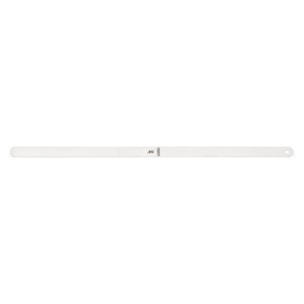 Thickness Gage, 0.012 In, 1/2 x 12 In