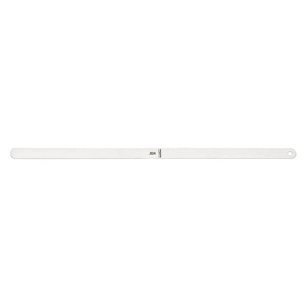 Thickness Gage, 0.024 In, 1/2 x 12 In