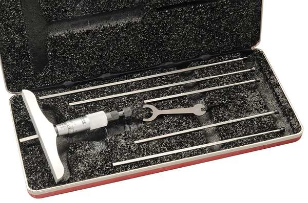 Depth Micrometer, Non-Rotating, 0-6
