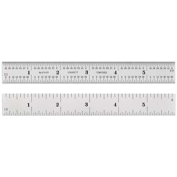 Steel Rule, Spring-Tempered, 36 In
