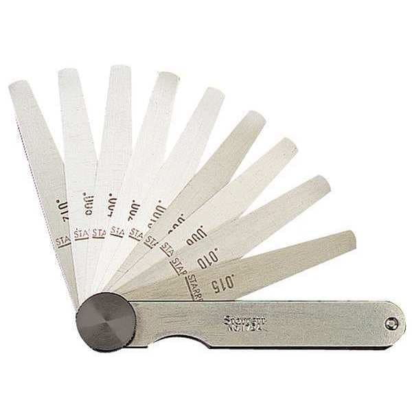 Thickness Gage, Tapered, 0.03-0.50mm
