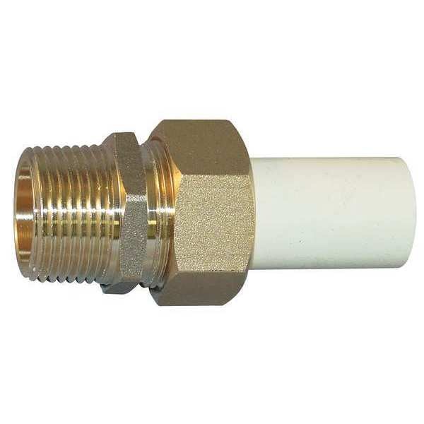 CPVC Transition Male Union, CTS, Schedule SDR-11, 1/2
