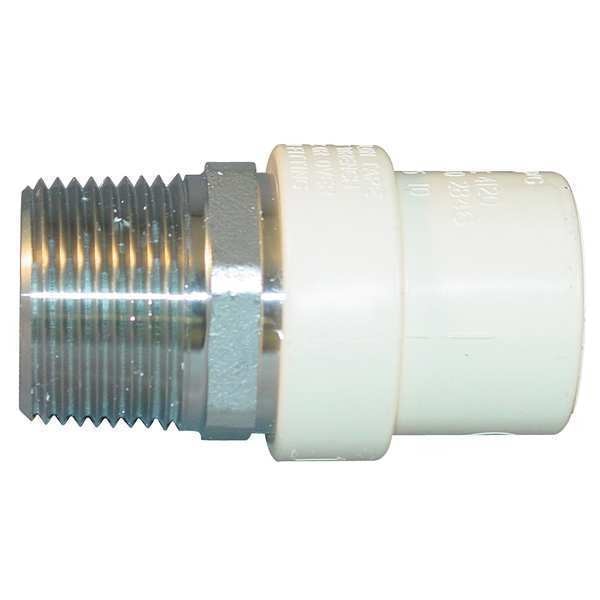 CPVC Transition Male Adapter, CTS, Schedule SDR-11, 3/4