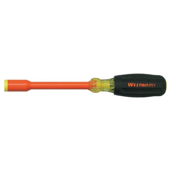 Nut Driver, 3/16 in., Hollow, Ins, 5 in.