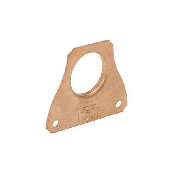 Pipe Hanger, High Ear, 1/2 In, Cast Brass