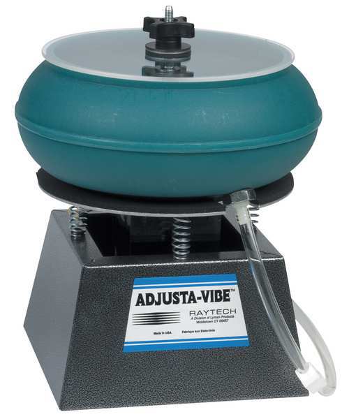 Vibratory Tumbler With Drain, 0.18 Cu.Ft.
