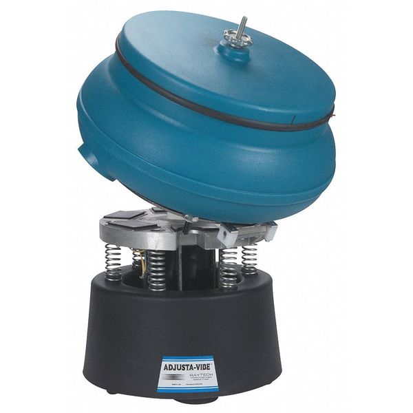 Vibratory Tumbler, Drain, Tilt Plate, 115V