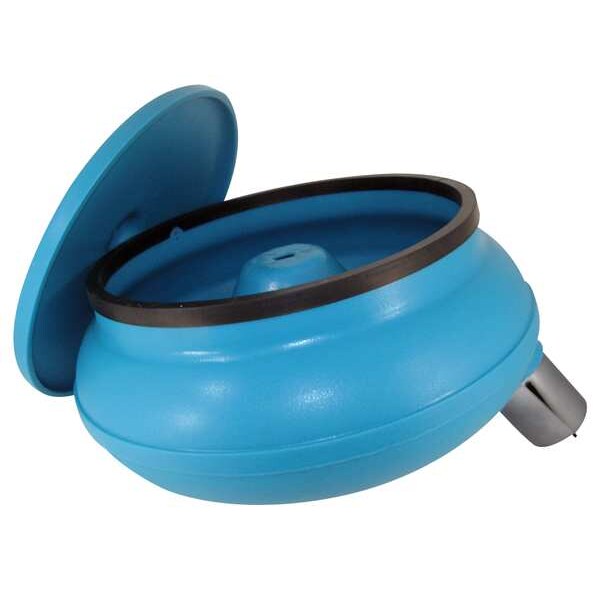 Vibratory Tumbler Bowl and Lid, 21In Dia.