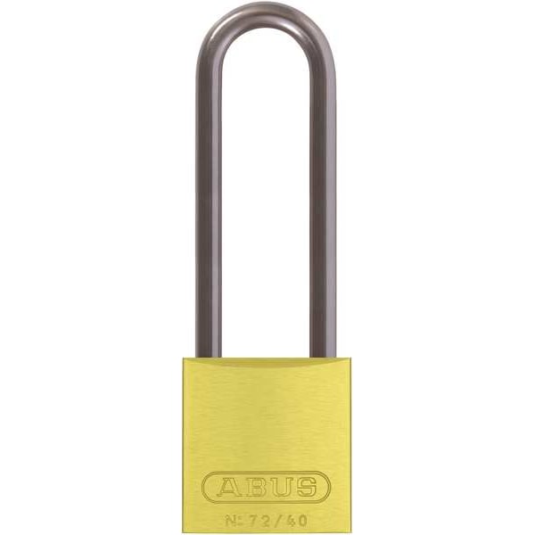 Lockout Padlock, KA, Yellow, 1-1/2