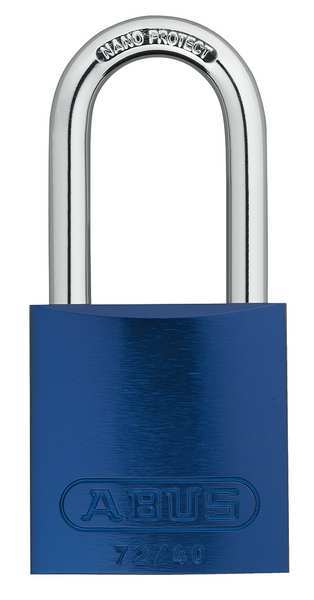 Lockout Padlock, KD, Blue, 1-1/2