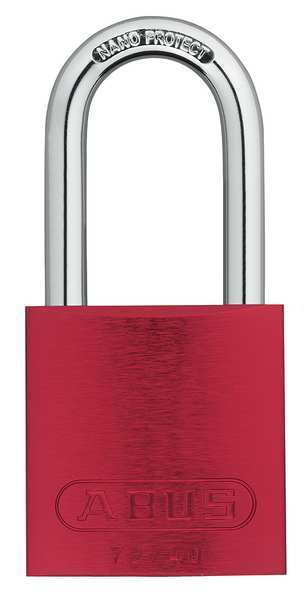 Lockout Padlock, KA, Red, 1-1/2