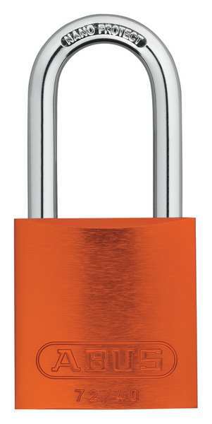 Lockout Padlock, KA, Orange, 1-1/2