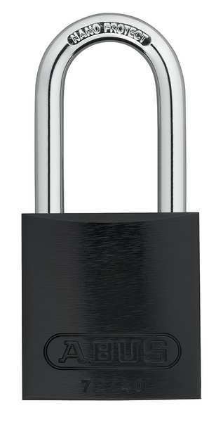 Lockout Padlock, KA, Black, 1-1/2