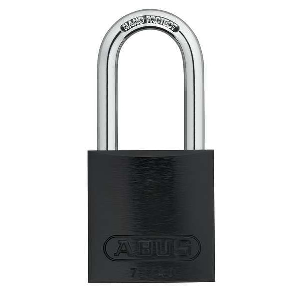 Lockout Padlock, KA, Black, 1-1/2