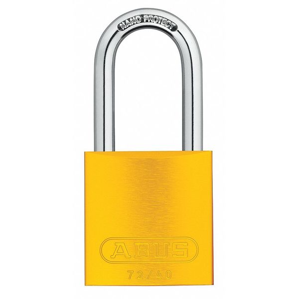 Lockout Padlock, KA, Yellow, 1-1/2