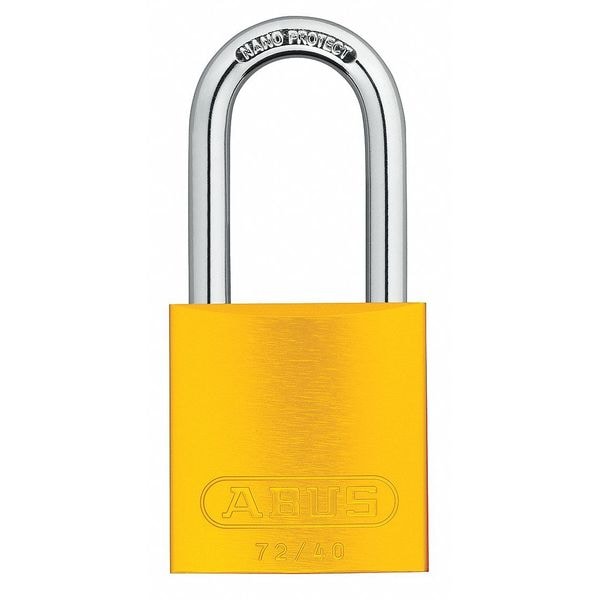 Lockout Padlock, KA, Yellow, 1-1/2