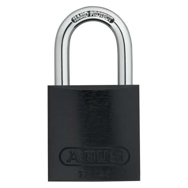 Lockout Padlock, KD, Black, 1-1/2