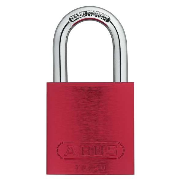 Lockout Padlock, KD, Red, 1-1/2