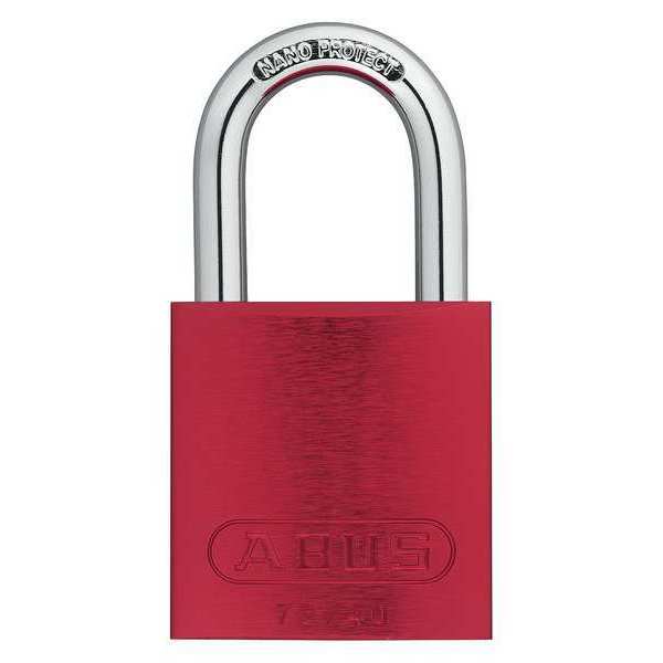Lockout Padlock, KA, Red, 1-1/2