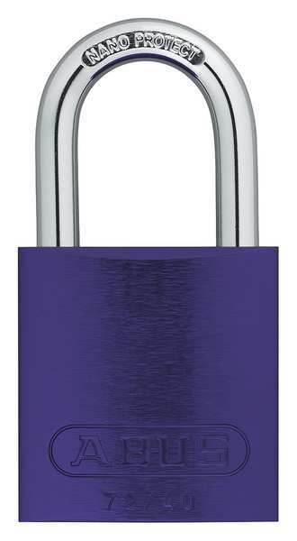 Lockout Padlock, KA, Purple, 1-1/2