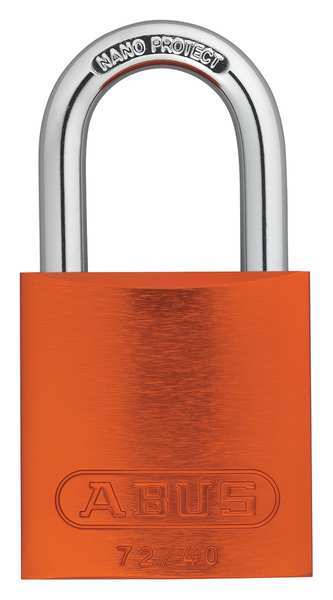 Lockout Padlock, KA, Orange, 1-1/2