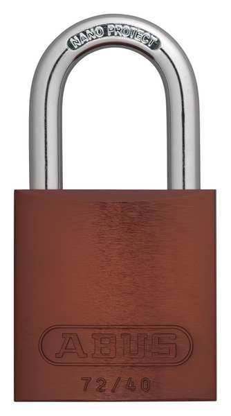 Lockout Padlock, KA, Brown, 1-1/2