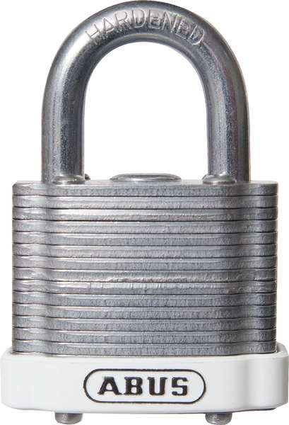 Lockout Padlock, KD, MK, White, 1-3/8