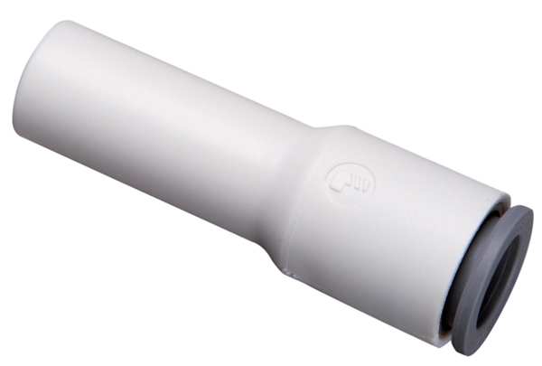 Nylon Reducer, 3/8 in x 1/2 in Tube Size