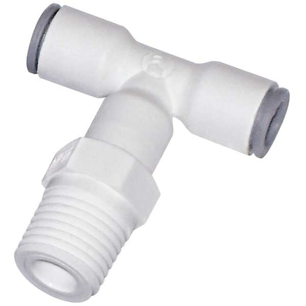 Nylon Swivel Branch Tee, 3/8 in Tube Size