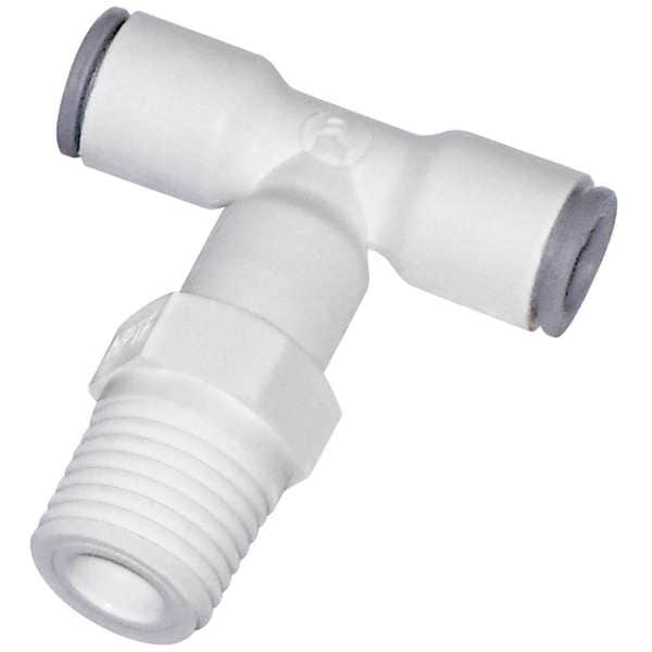 Nylon Swivel Branch Tee, 3/8 in Tube Size