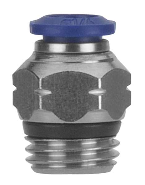 Male Conn, Push Conn, 1/8, Size 1/8, PK5