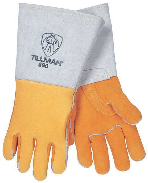 Stick Welding Gloves, Elkskin Palm, XL, PR