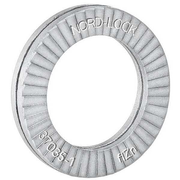 Wedge Lock Washer, Fits Bolt Size 3/4 in Steel, Delta Protect Finish, 100 PK
