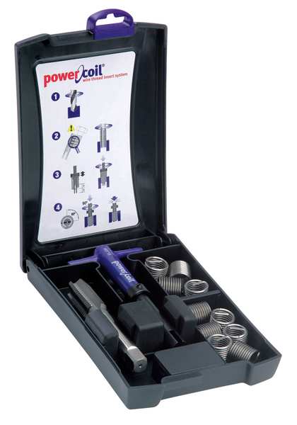 Free-Running Helical Insert Repair Kit, Helical Inserts, M18-2.50, Plain 18-8 Stainless Steel