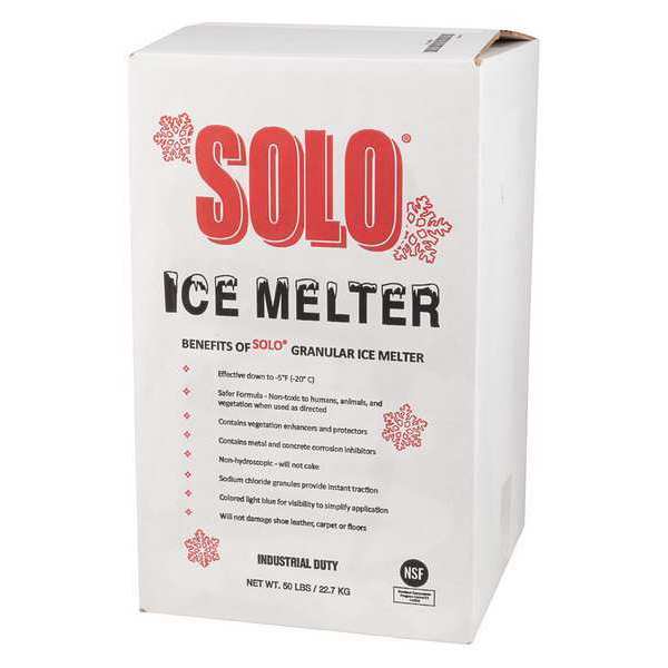 Ice Melt, Granular, 50 lb. Carton, -5 F