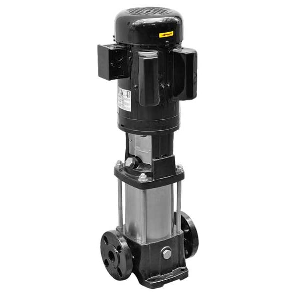 Multi-Stage Booster Pump, 2 hp, 120/208 to 240V AC, 1 Phase, 1-1/4 in Flanged Inlet Size, 11 Stage