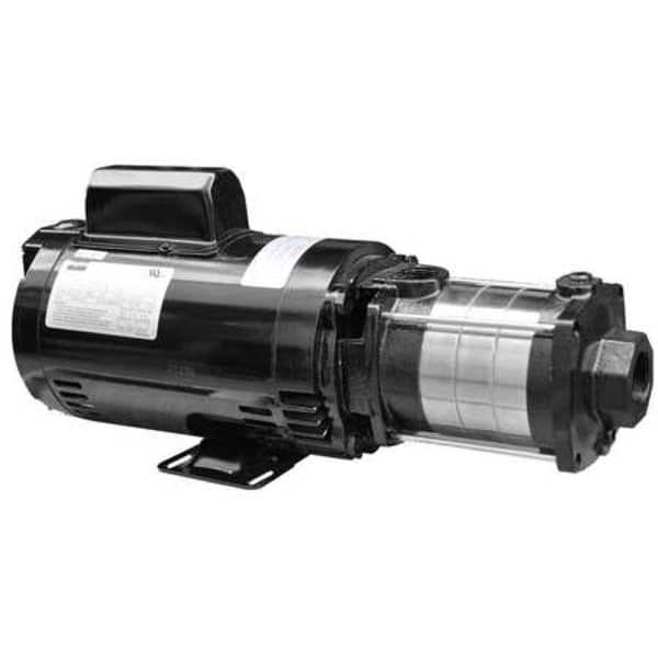 Multi-Stage Booster Pump, 1/2 hp, 120/240V AC, 1 Phase, 3/4 in NPT Inlet Size, 4 Stage