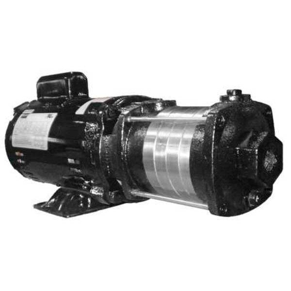 Multi-Stage Booster Pump, 3/4 hp, 120/240V AC, 1 Phase, 3/4 in NPT Inlet Size, 5 Stage