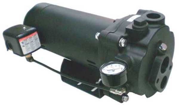 Convertible Jet Pump, CI, 1-1/2HP, 115/230V