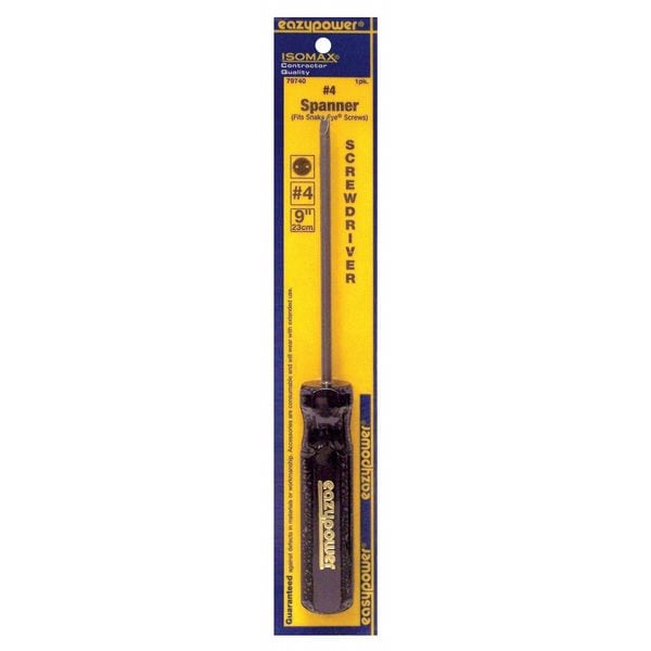 Tamper Resistant Spanner Screwdriver #4 Round