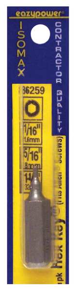 Hex Power Bit, Pieces 1